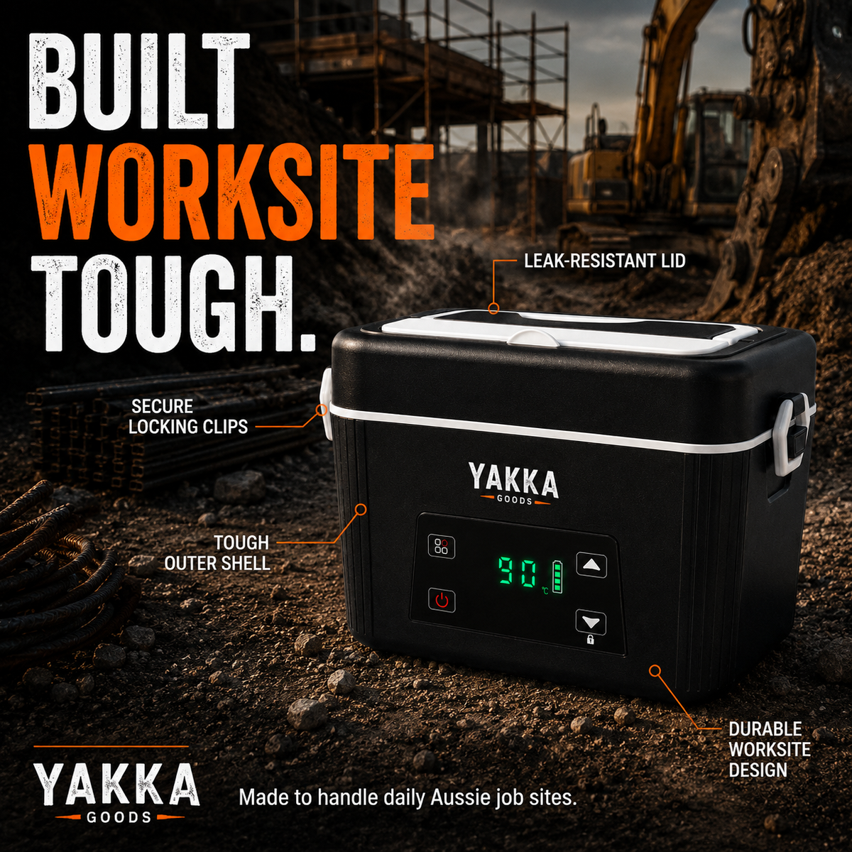 Yakka Heating LunchBox 1.5L - Extra Large
