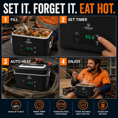 Yakka Heating LunchBox 1.5L - Extra Large