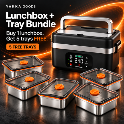 Yakka Heating LunchBox + 5 Free Infill Tray