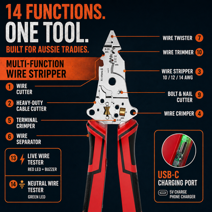 Yakka Multi-Function Wire Stripper